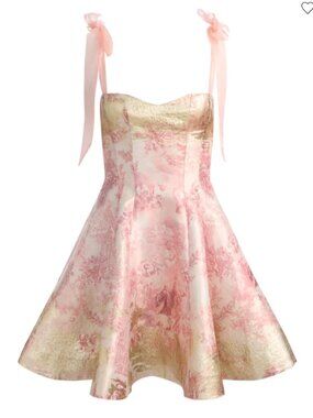 Alice + Olivia English Rose Toile Mini Dress